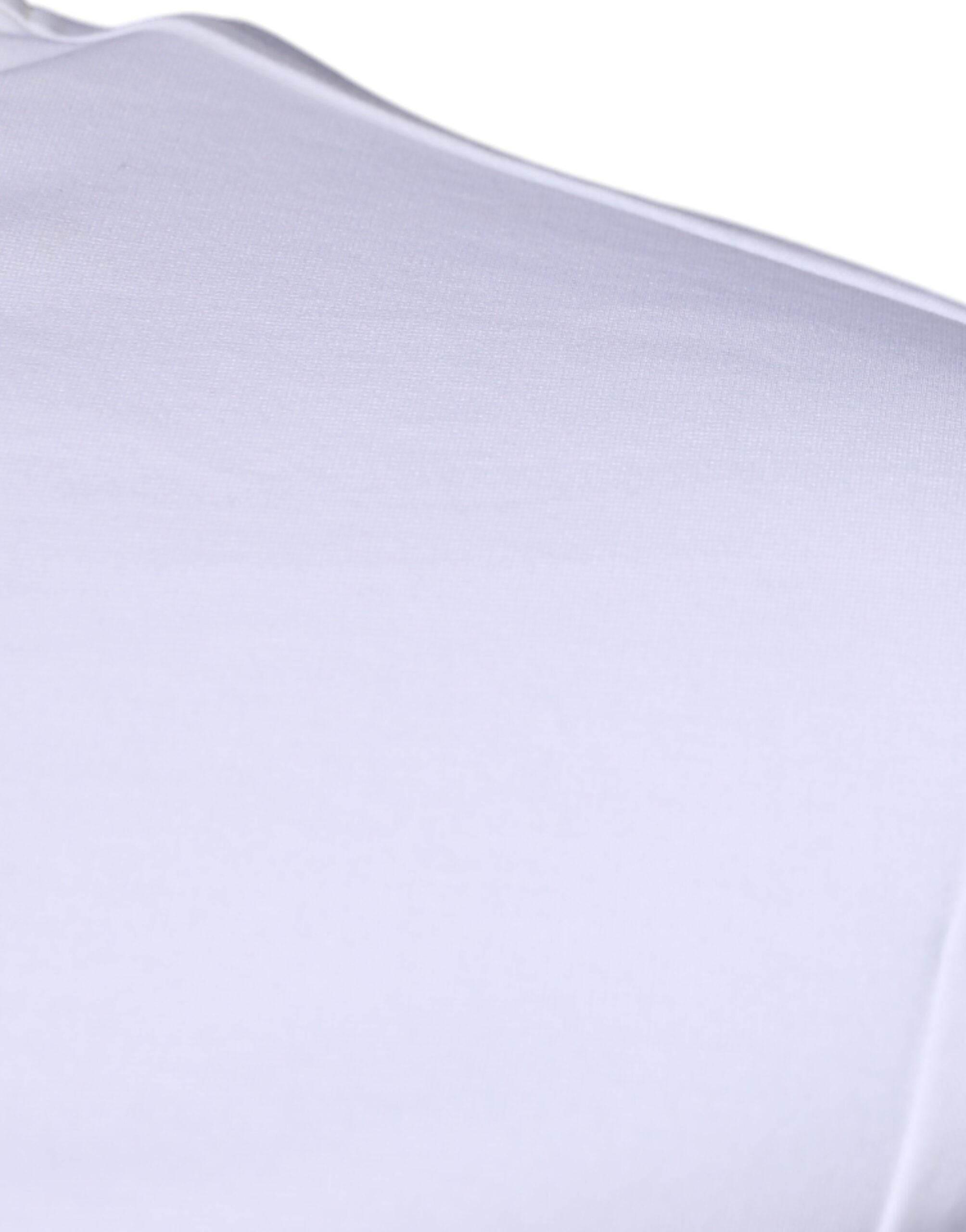 Dolce & Gabbana White DG Logo Crew Neck Short Sleeves T-shirt - Hilstor