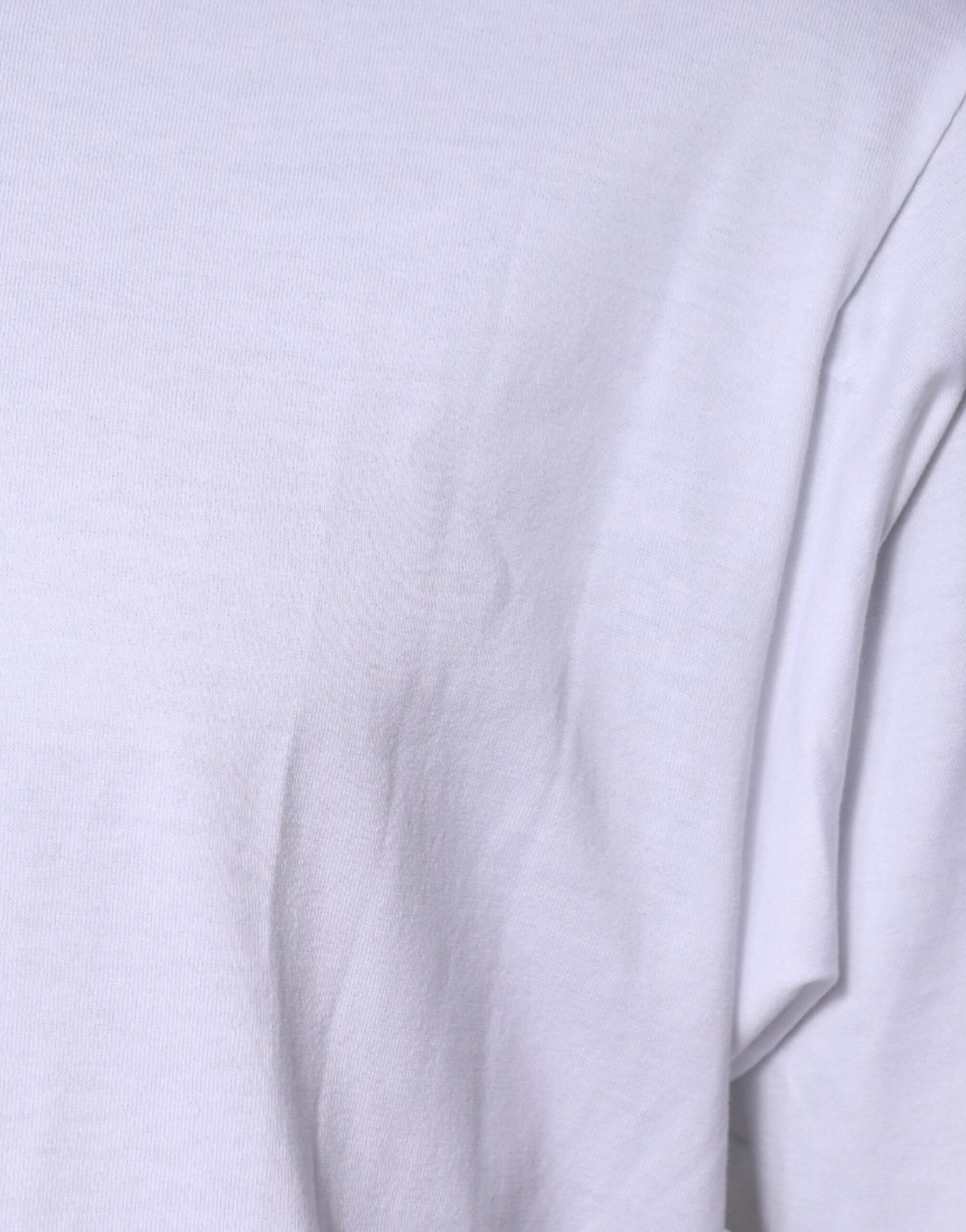 Dolce & Gabbana White DG Logo Crew Neck Short Sleeve T-shirt - Hilstor