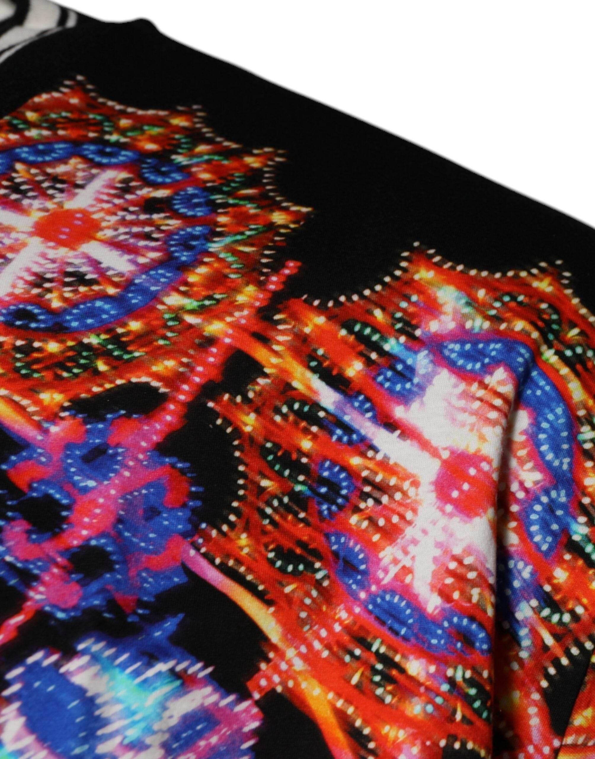 Dolce & Gabbana Multicolor Kaleidoscope Men Short Sleeves T-shirt - Hilstor