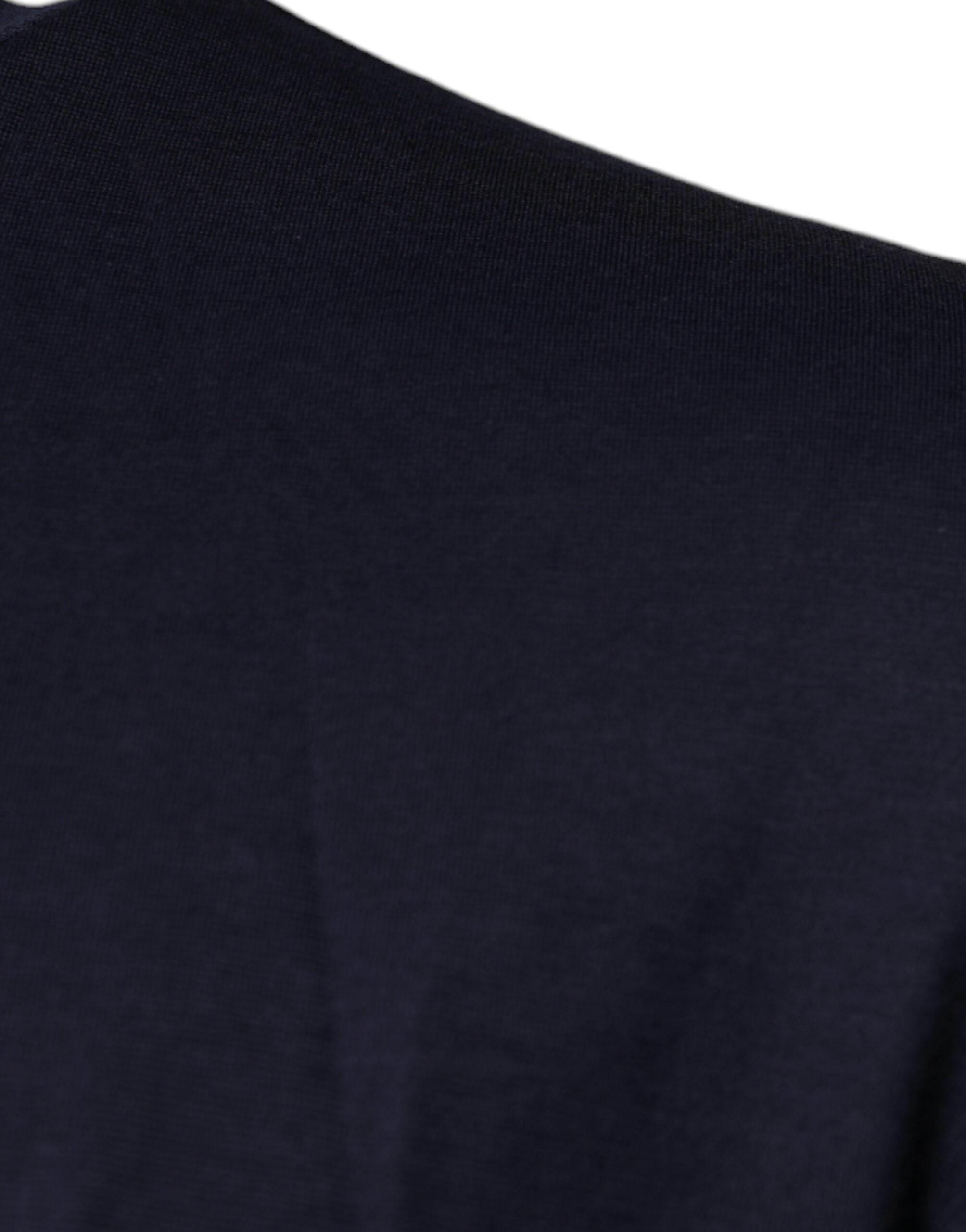 Dolce & Gabbana Blue D&G King Of Love Cotton Crew Neck T-shirt - Hilstor