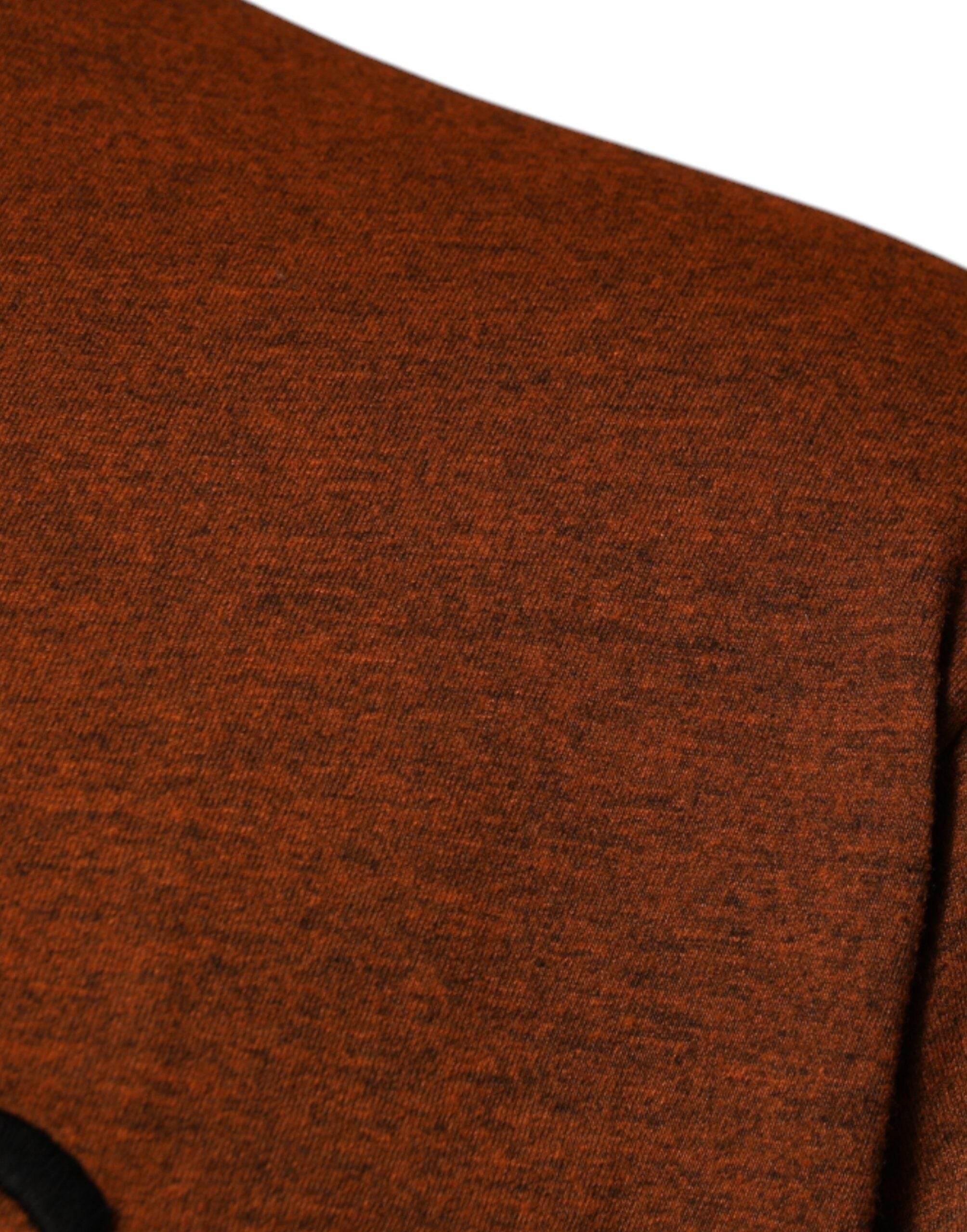 Dolce & Gabbana Brown DG Logo Cotton Crew Neck T-shirt - Hilstor