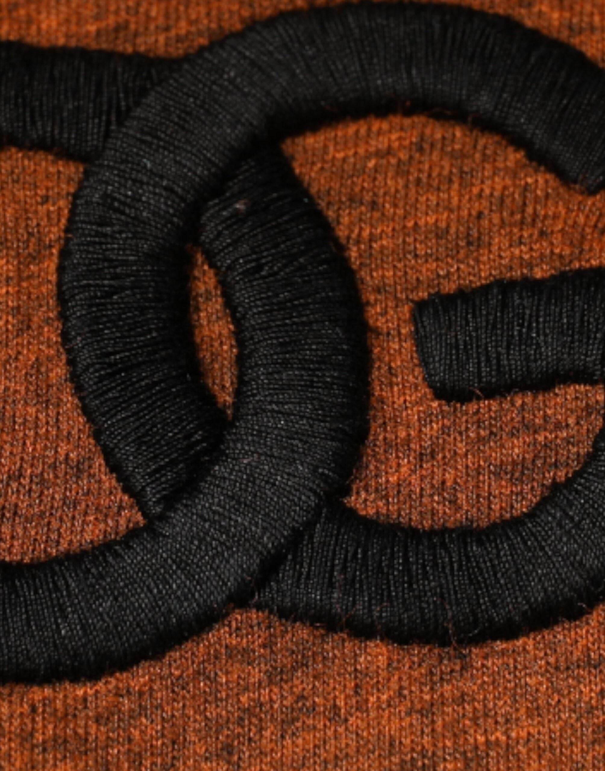 Dolce & Gabbana Brown DG Logo Cotton Crew Neck T-shirt - Hilstor