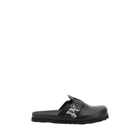 Palm Angels Leather Mules - Hilstor