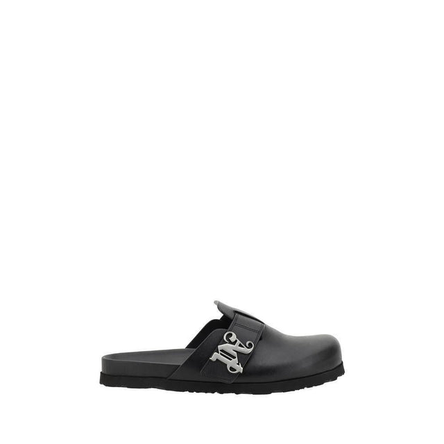 Palm Angels Leather Mules - Hilstor