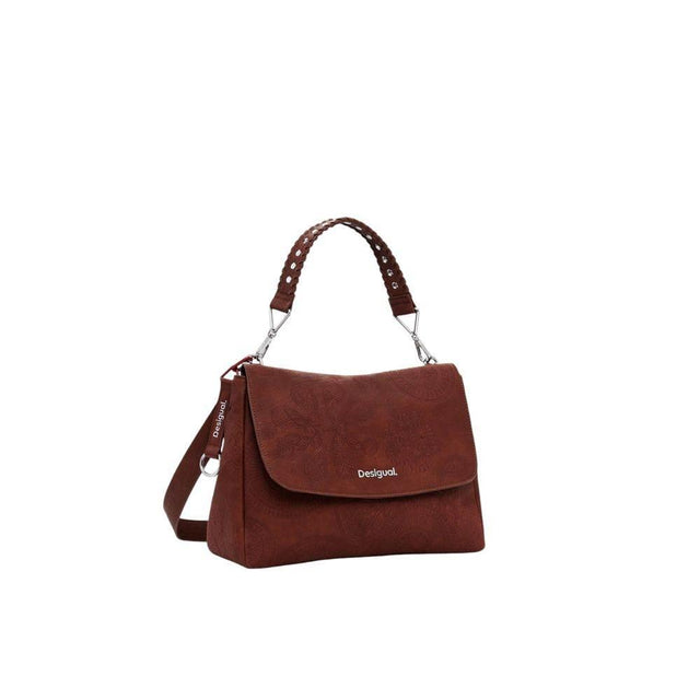 Desigual Brown Polyethylene Handbag - Hilstor