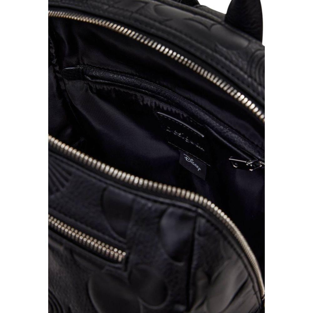 Desigual Black Polyethylene Backpack - Hilstor