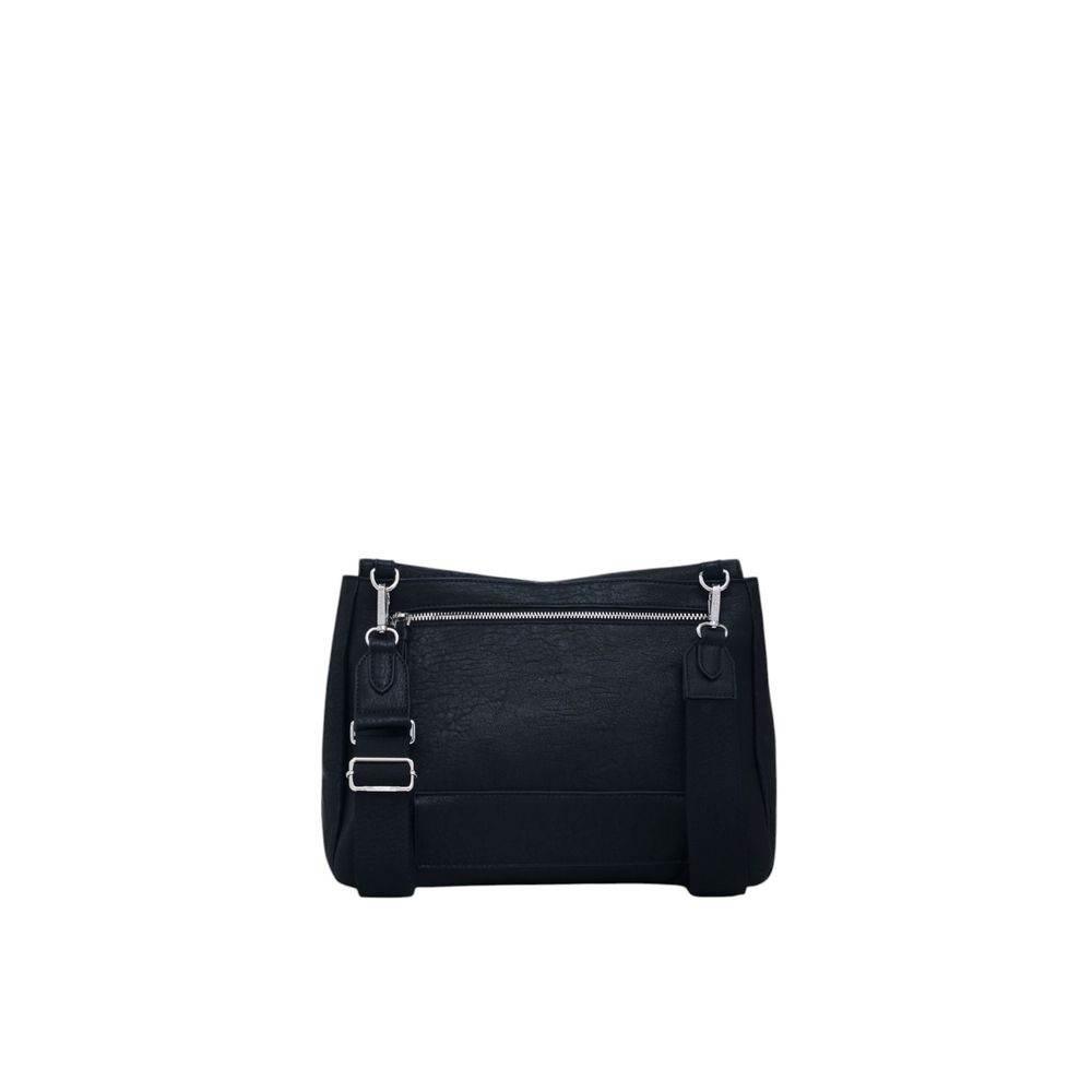 Desigual Black Polyethylene Handbag - Hilstor