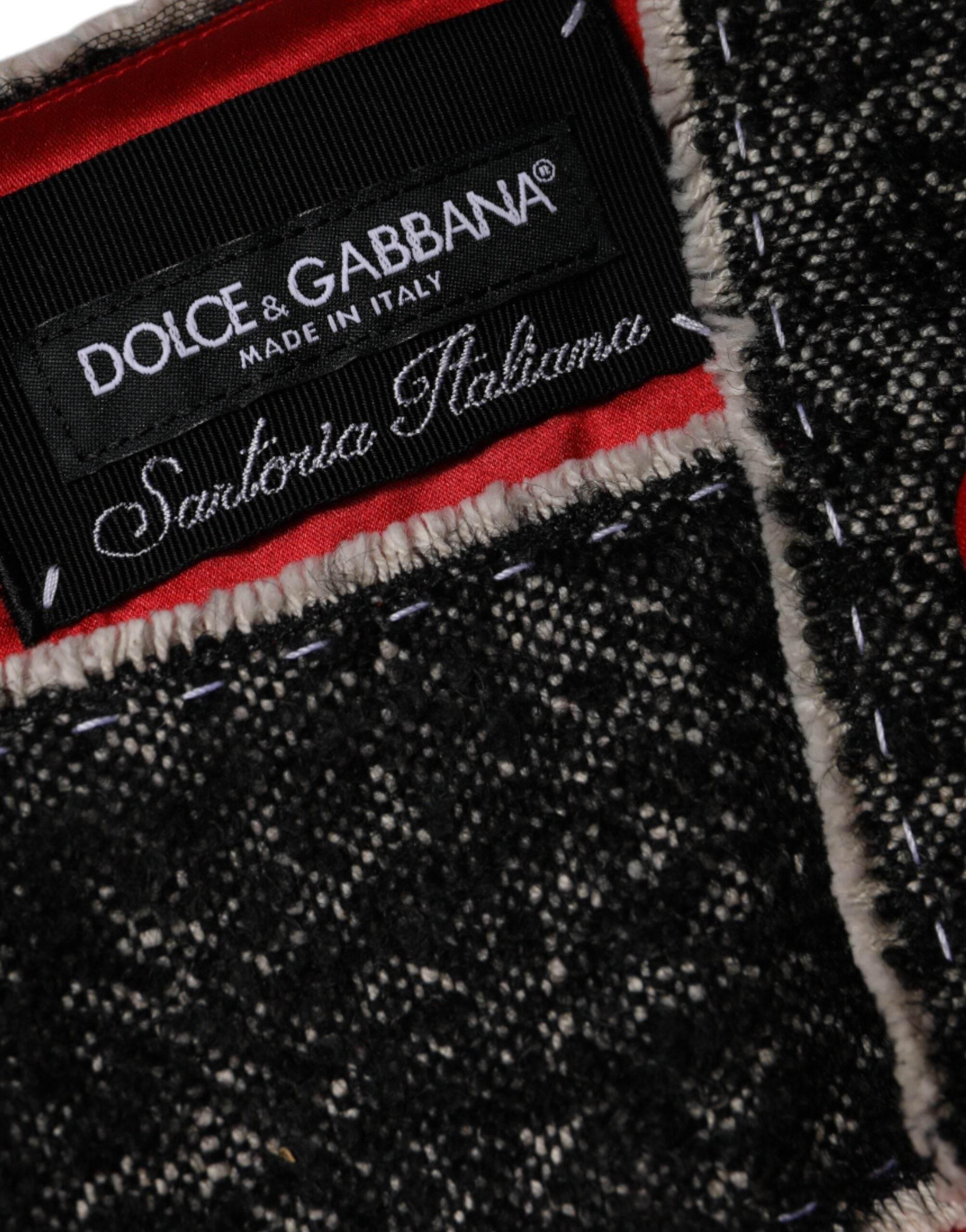 Dolce & Gabbana Red Wool Sleeveless A-line Flared Mini Dress - Hilstor