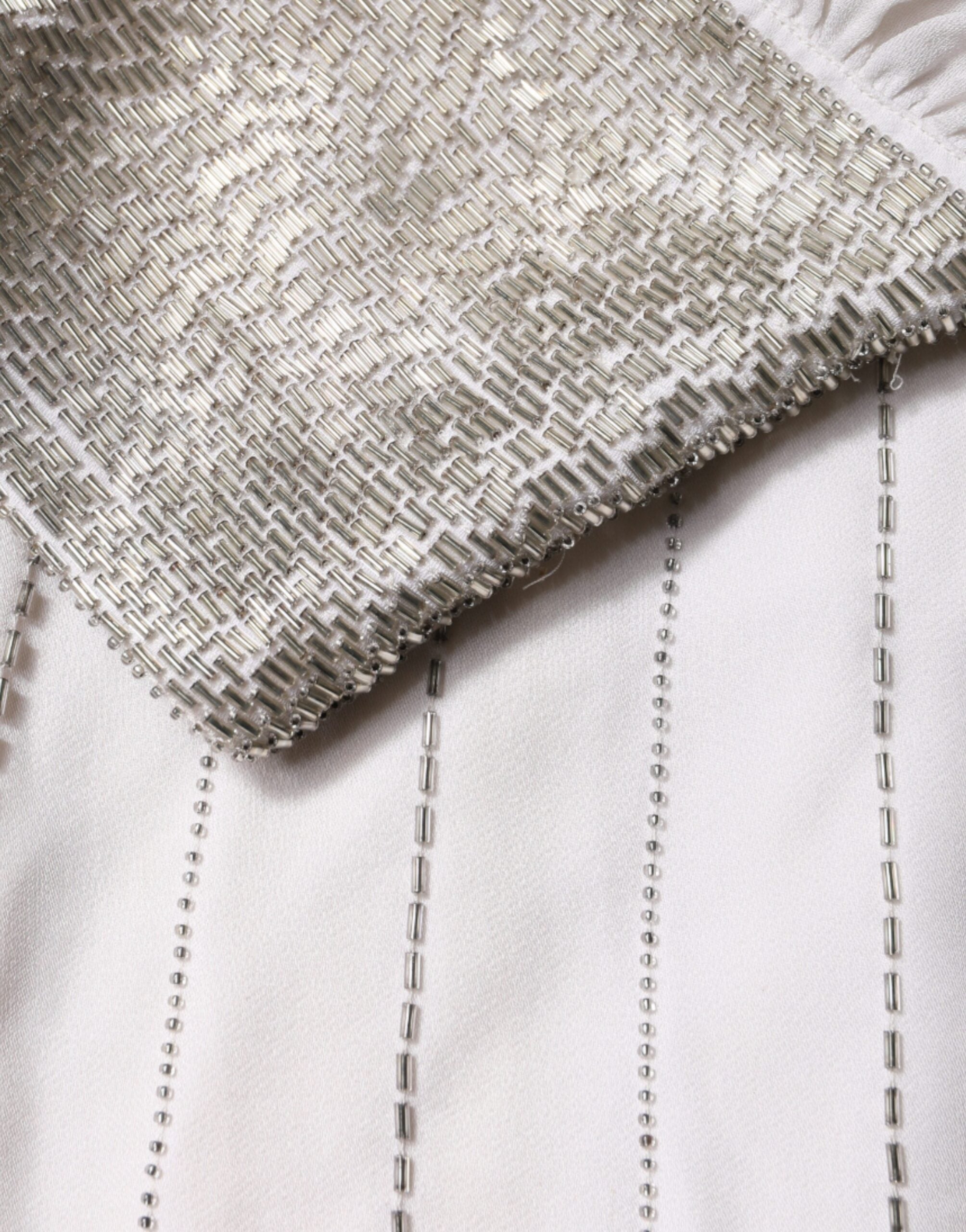 Christian Pellizzari Off White Pyntet lang Maxikjole