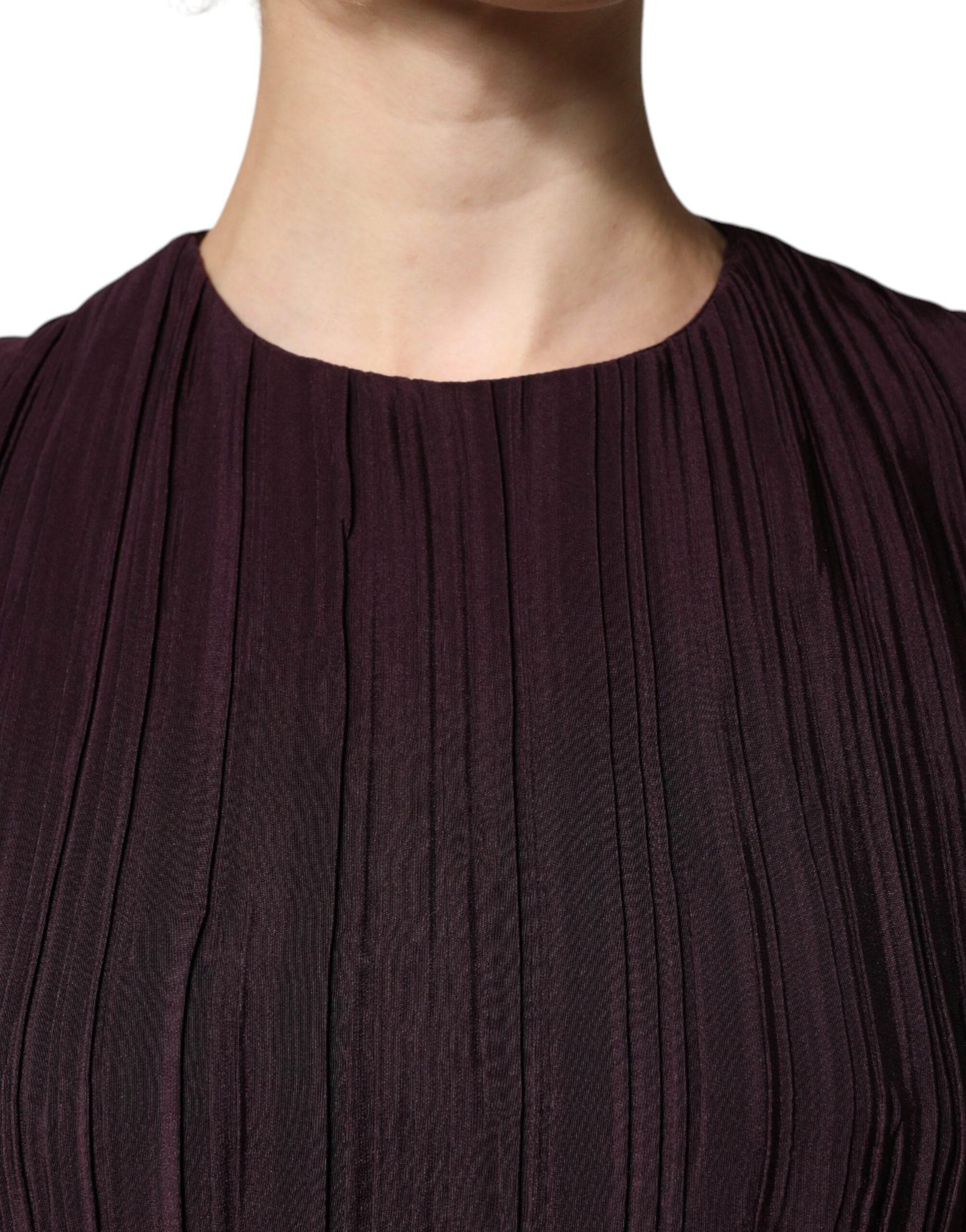 Barbara Casasola Brown Silk Short Sleeves Sheath Maxi Dress - Hilstor