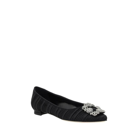 Manolo Blahnik Hangisiflat Ballerinas - Hilstor