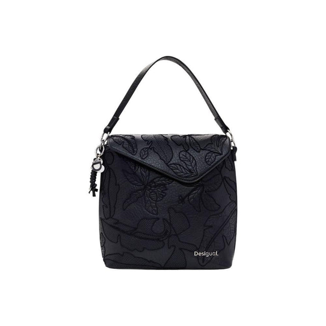 Desigual Black Polyethylene Backpack - Hilstor