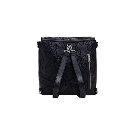 Desigual Black Polyethylene Backpack - Hilstor