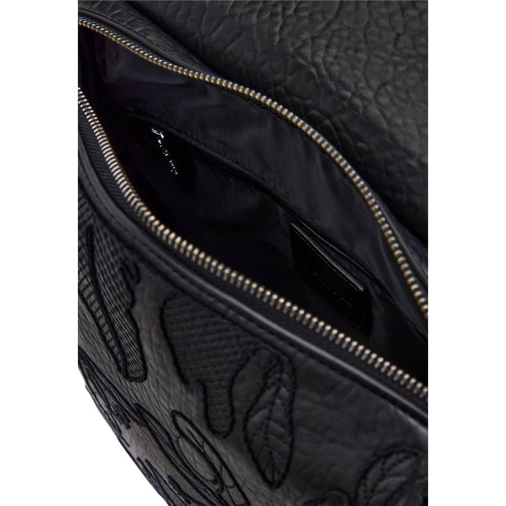 Desigual Black Polyethylene Backpack - Hilstor