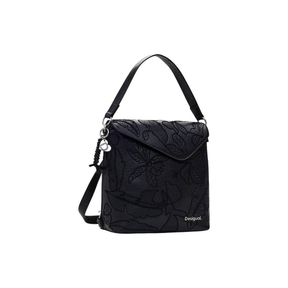Desigual Black Polyethylene Backpack - Hilstor