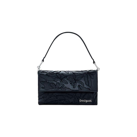 Desigual Black Polyethylene Handbag - Hilstor