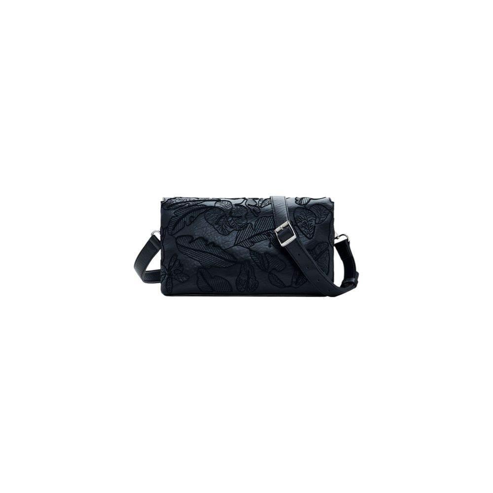 Desigual Black Polyethylene Handbag - Hilstor