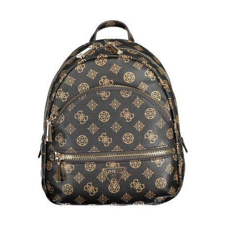 Guess Jeans Brown Polyethylene Backpack - Hilstor