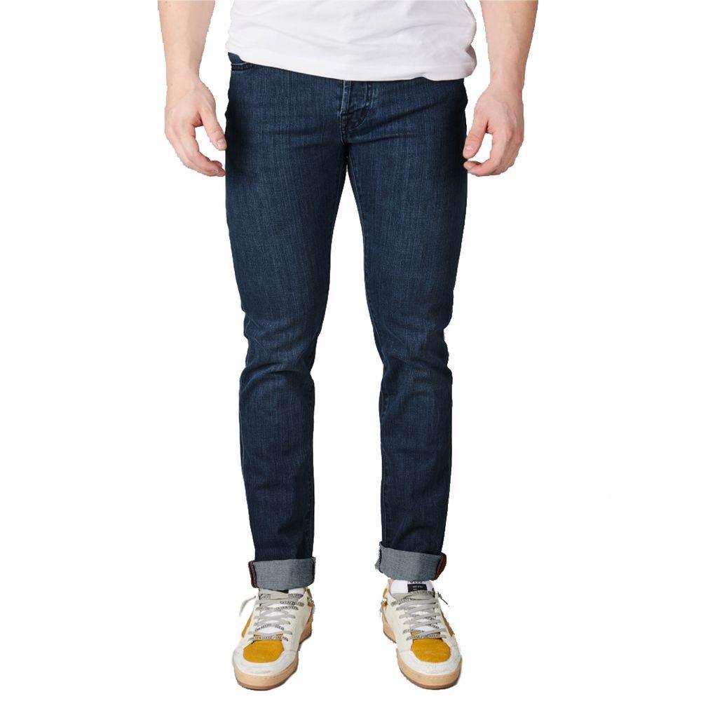 Tramarossa Blue Cotton Men Jeans - Hilstor