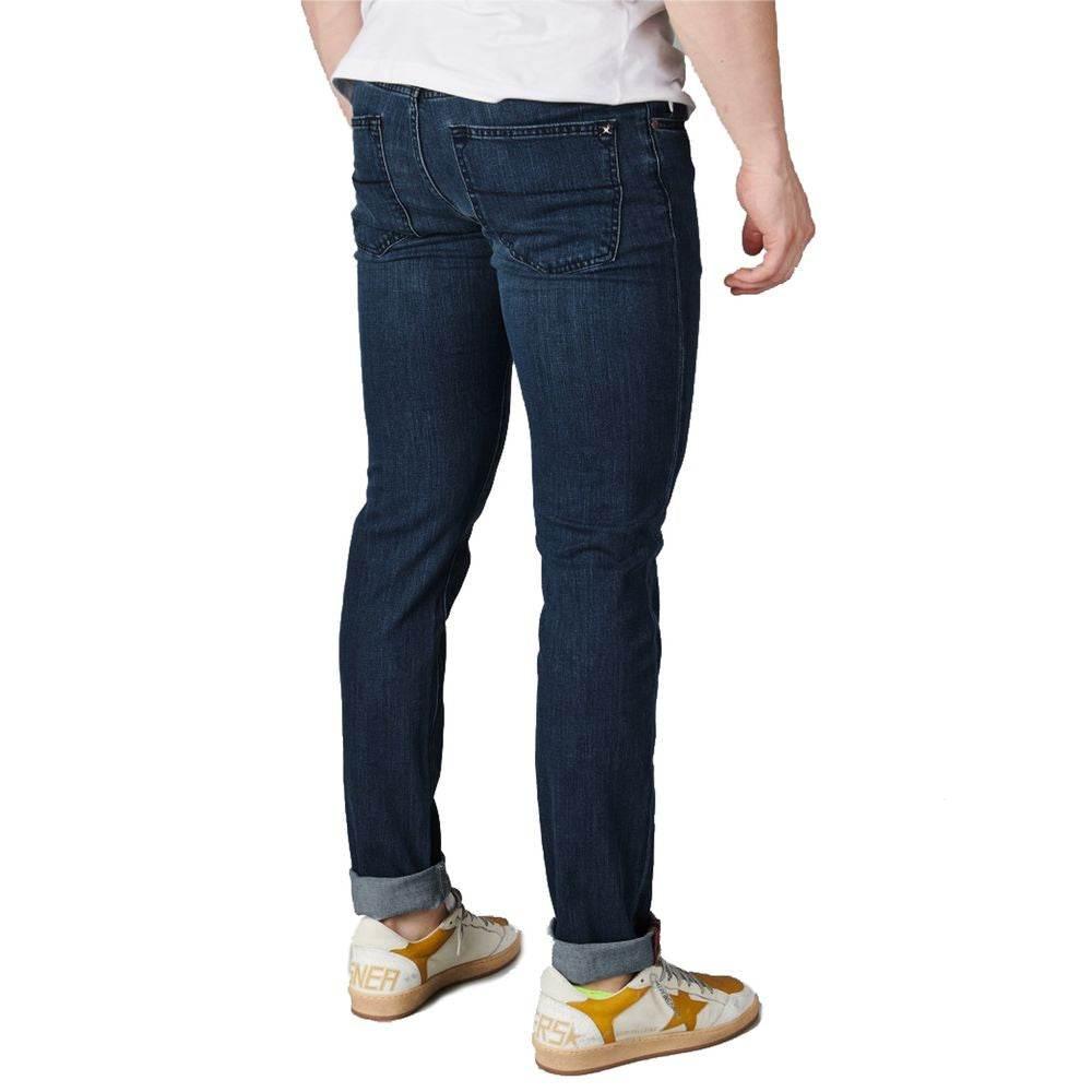 Tramarossa Blue Cotton Men Jeans - Hilstor