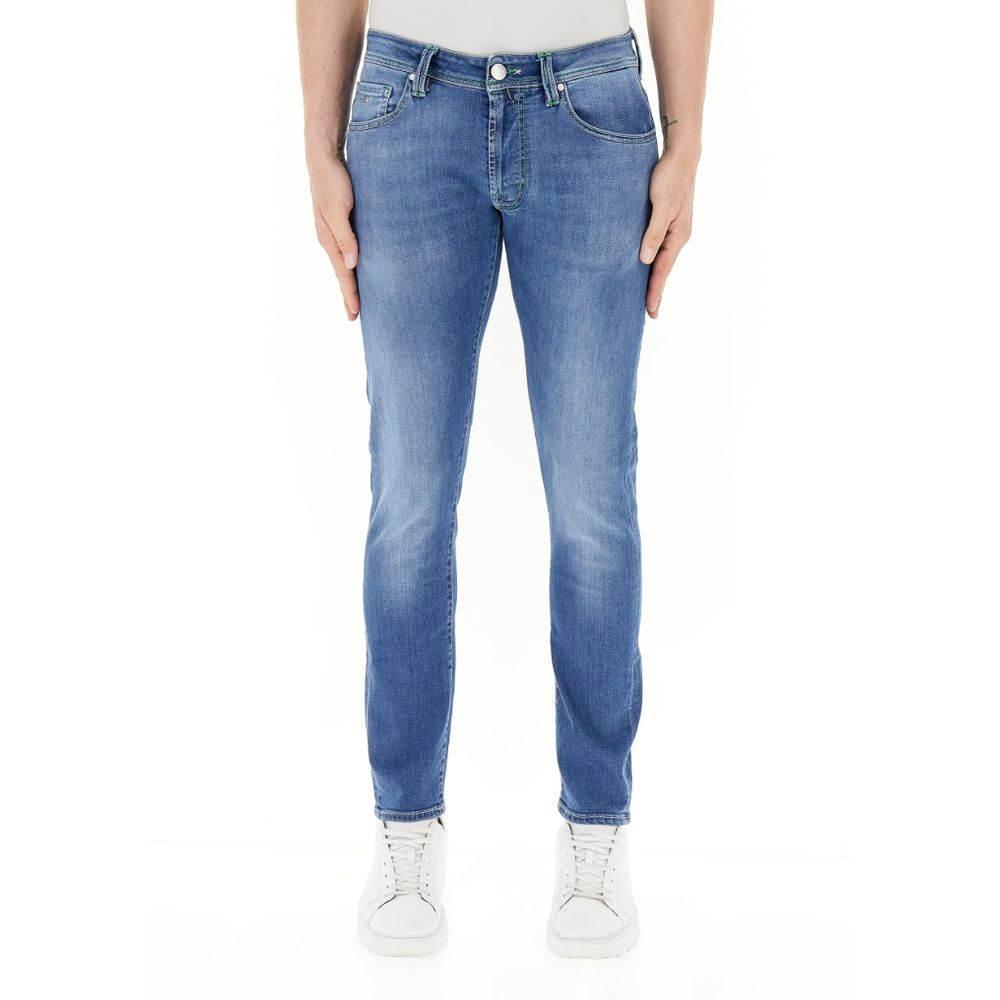 Tramarossa Blue Cotton Men Jeans - Hilstor