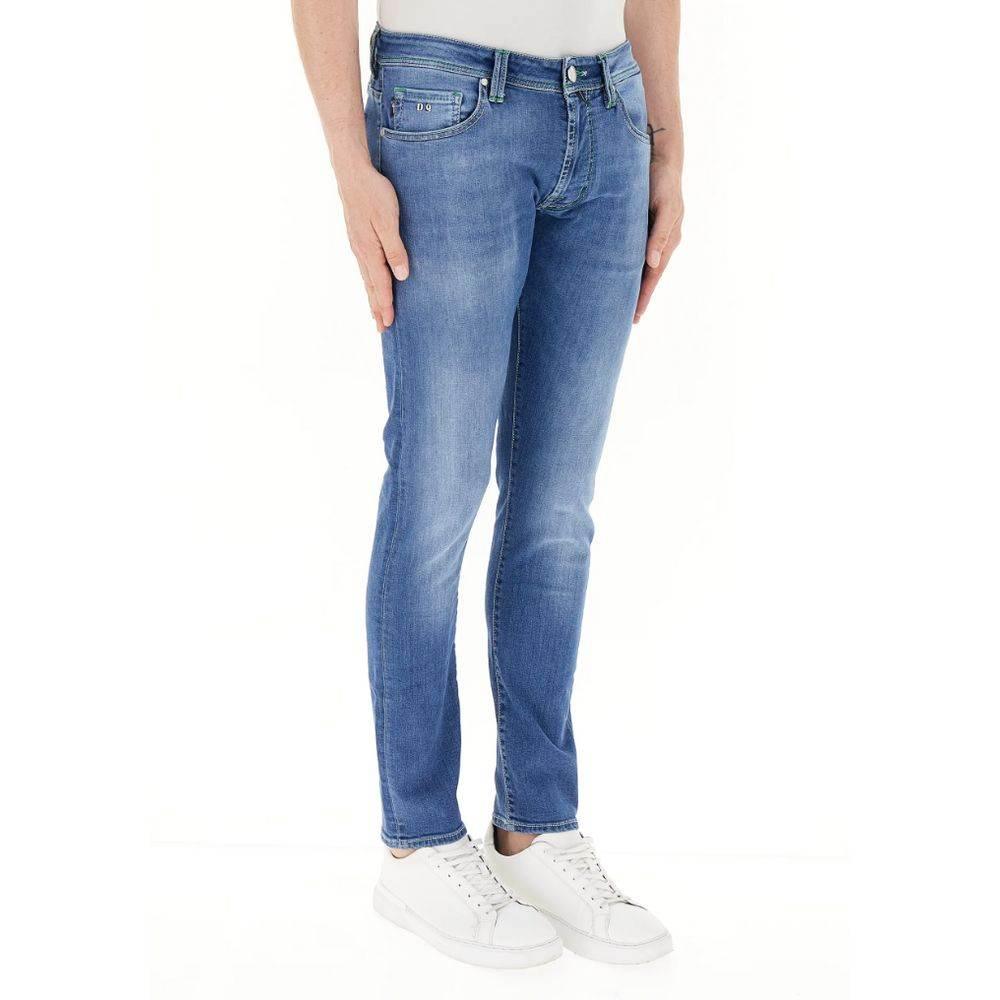Tramarossa Blue Cotton Men Jeans - Hilstor
