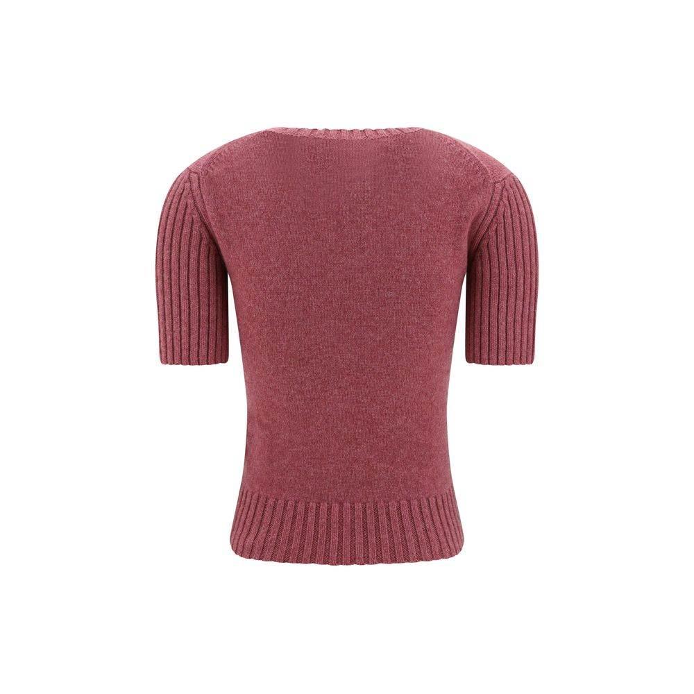 Khaite Short Sleeve Mia Sweater - Hilstor