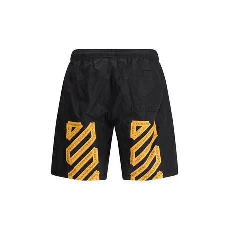 Off-White Tape Surfer Swimshorts - Hilstor