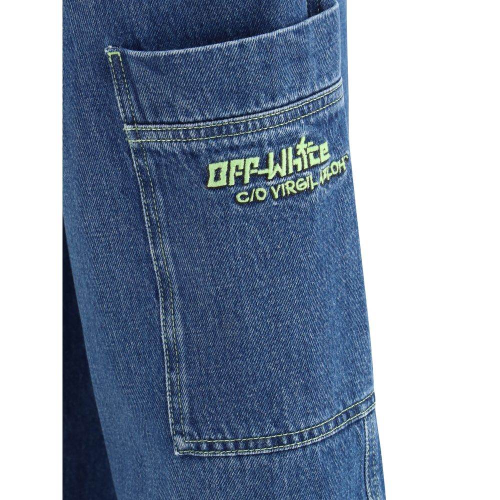 Off-White Cargo Jeans - Hilstor