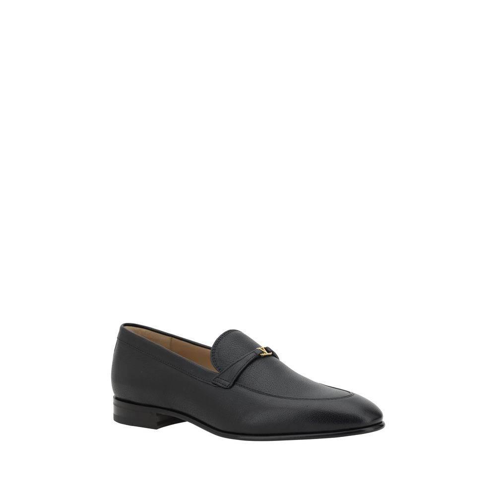 Valentino Garavani Leather Loafers - Hilstor