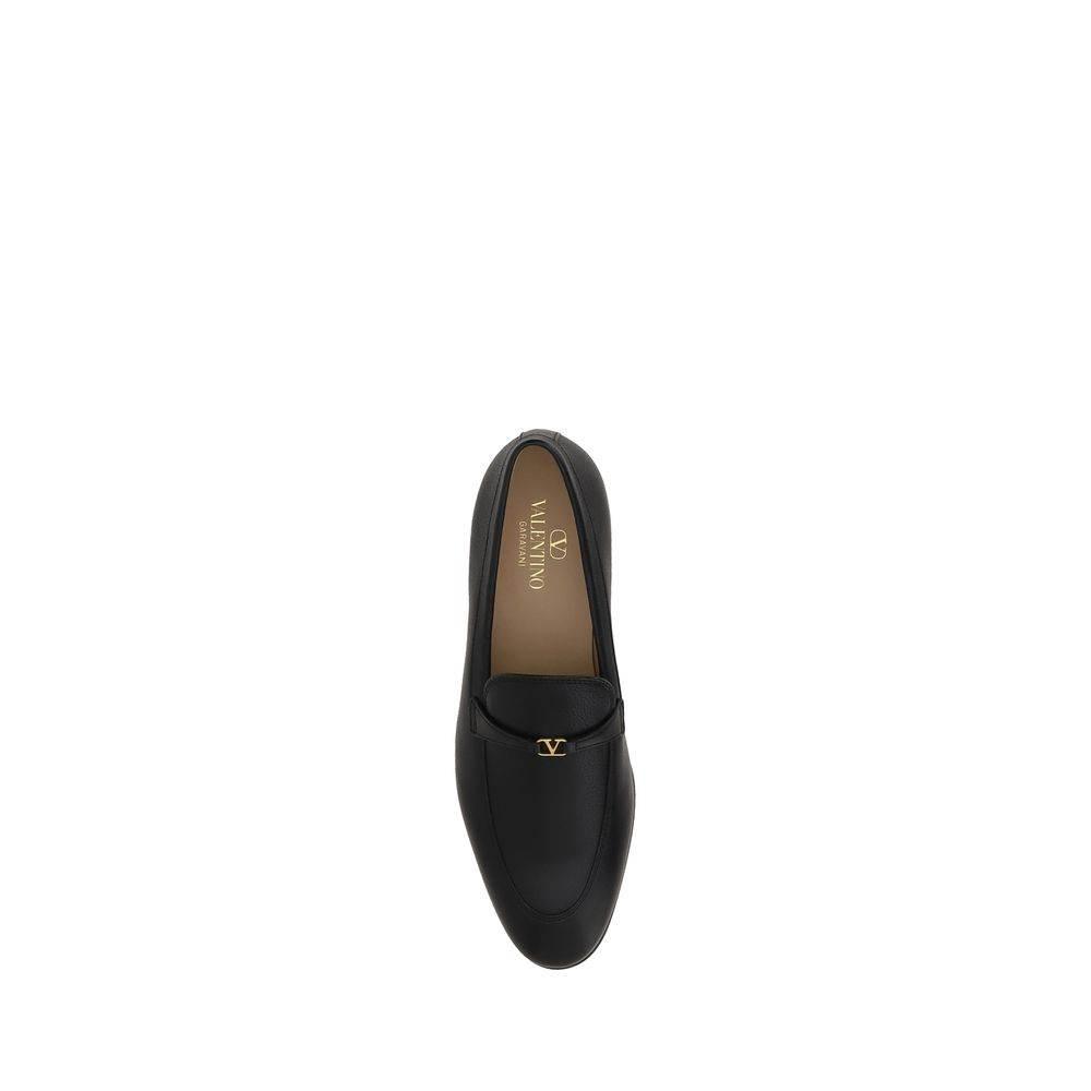 Valentino Garavani Leather Loafers - Hilstor