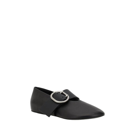 Jil Sander Leather Ballerinas - Hilstor
