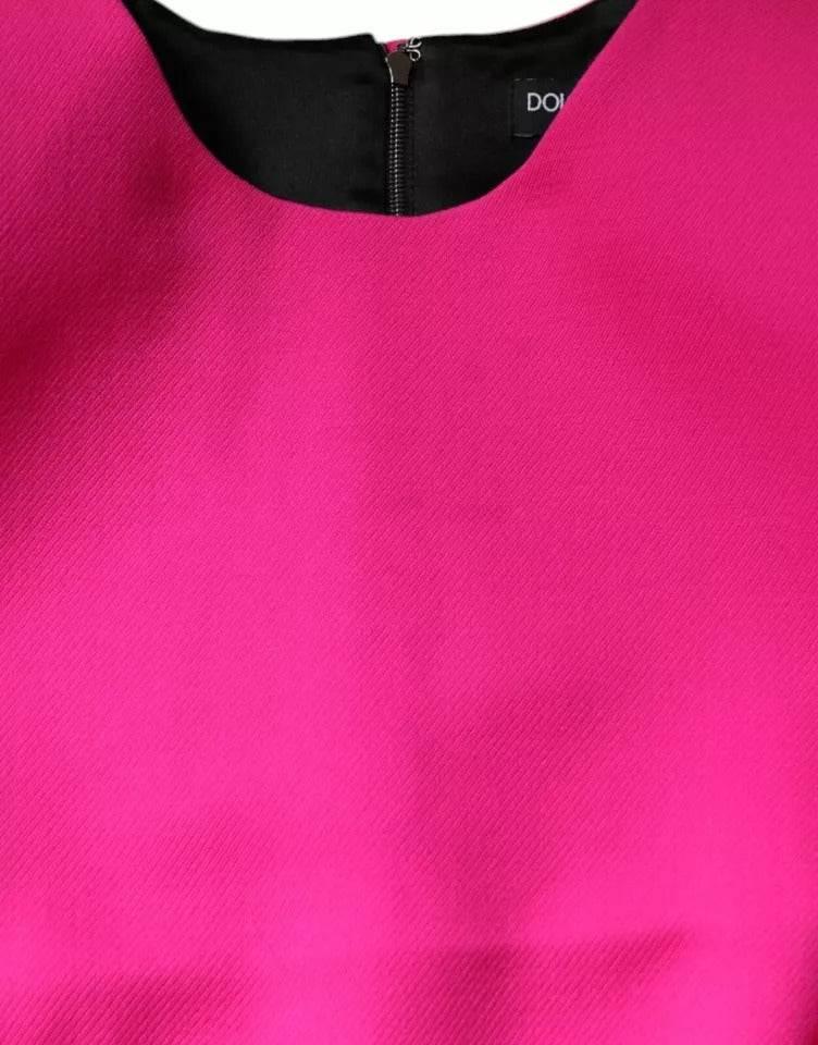 Dolce & Gabbana Pink Sleeveless Bodycon A-line Mini Dress - Hilstor