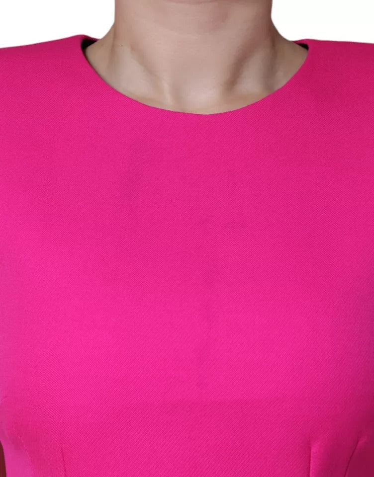 Dolce &amp; Gabbana Pink Ærmeløs Bodycon A-line minikjole