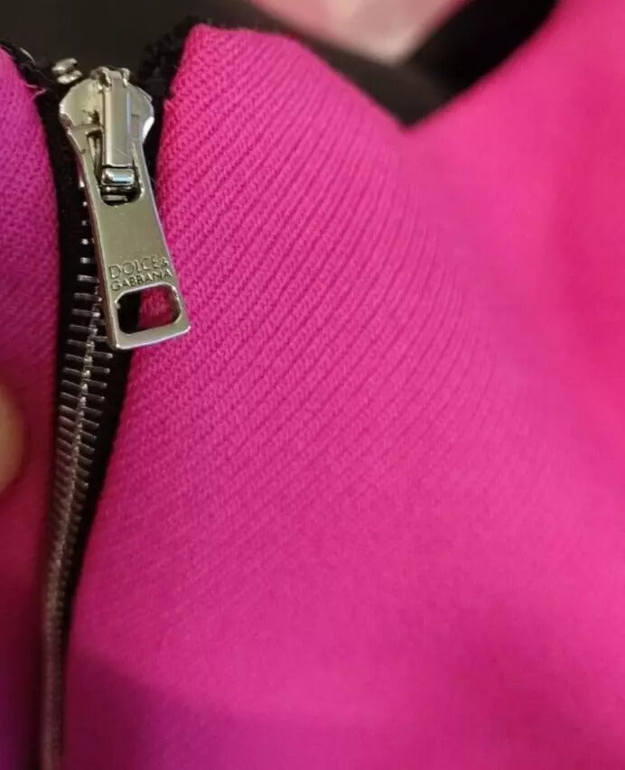 Dolce &amp; Gabbana Pink Ærmeløs Bodycon A-line minikjole