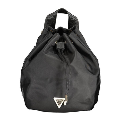 Guess Jeans Black Polyethylene Backpack - Hilstor