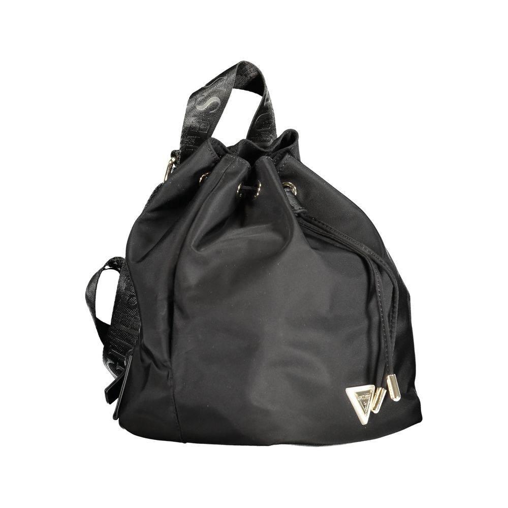 Guess Jeans Black Polyethylene Backpack - Hilstor