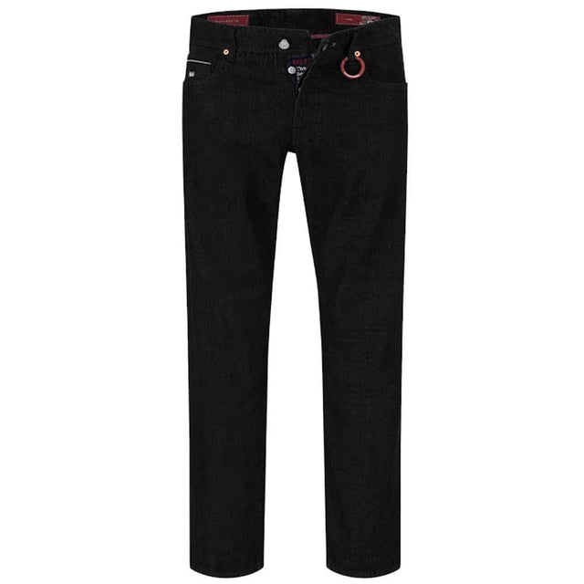 Tramarossa Black Cotton Jeans & Pant - Hilstor