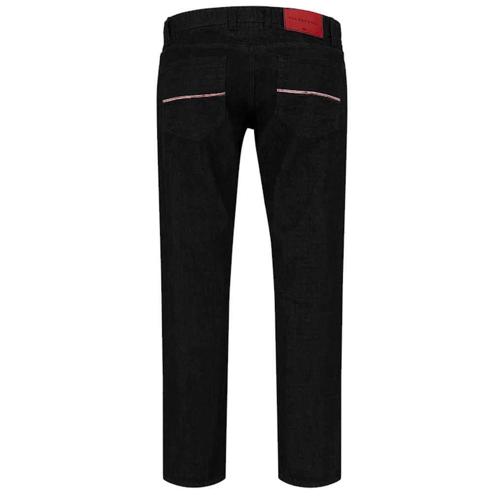 Tramarossa Black Cotton Jeans & Pant - Hilstor
