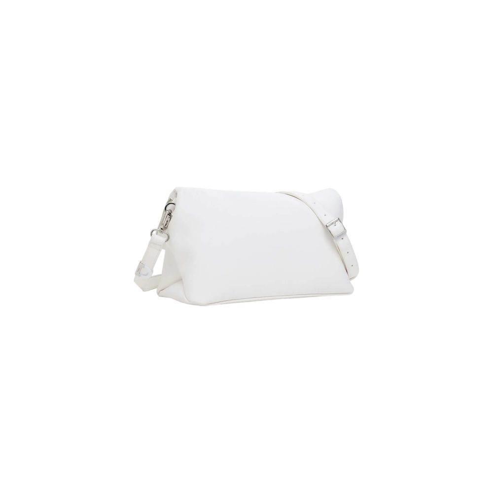 Desigual White Polyethylene Handbag - Hilstor