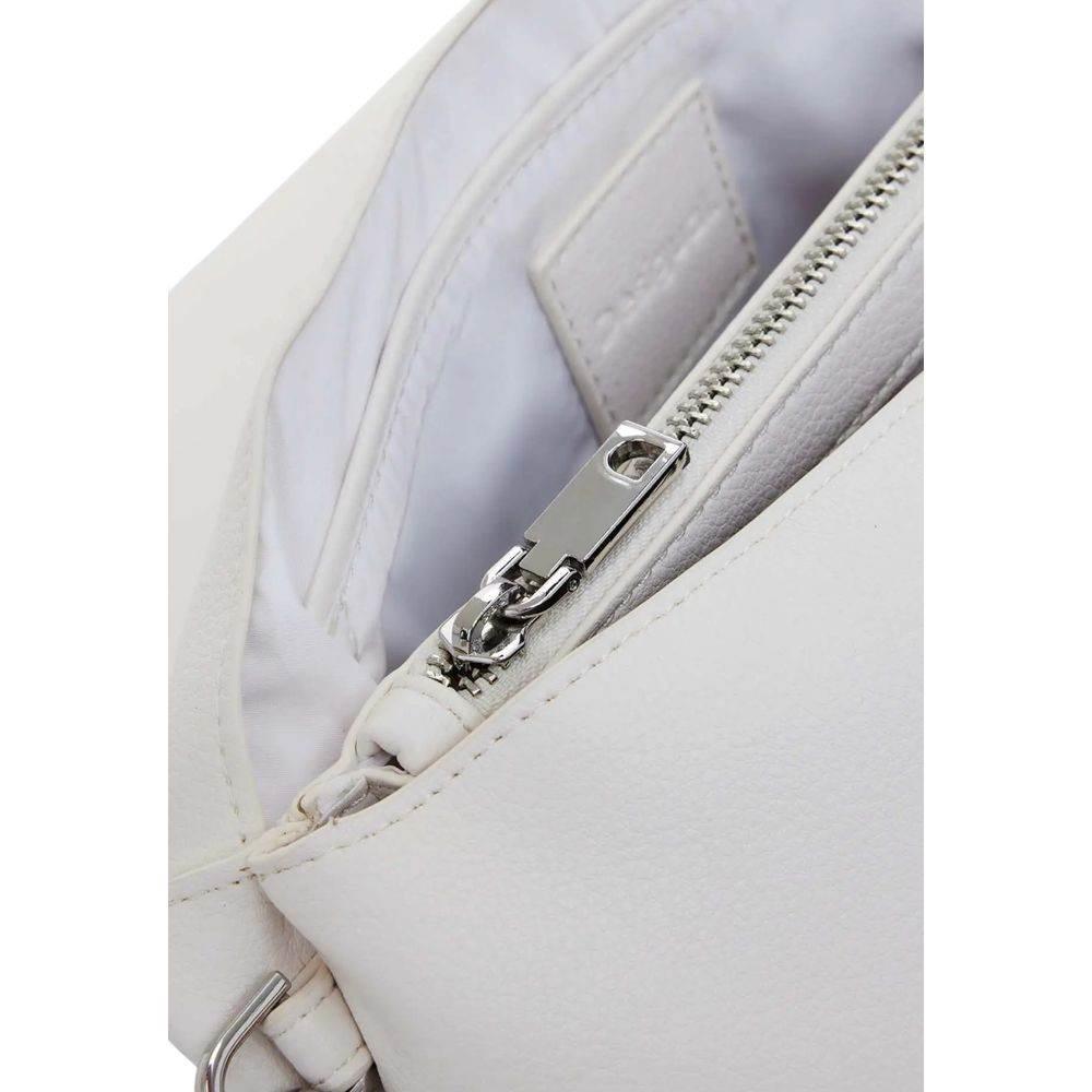 Desigual White Polyethylene Handbag - Hilstor