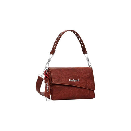Desigual Brown Polyethylene Handbag - Hilstor