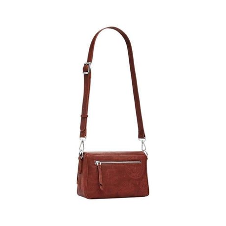Desigual Brown Polyethylene Handbag - Hilstor