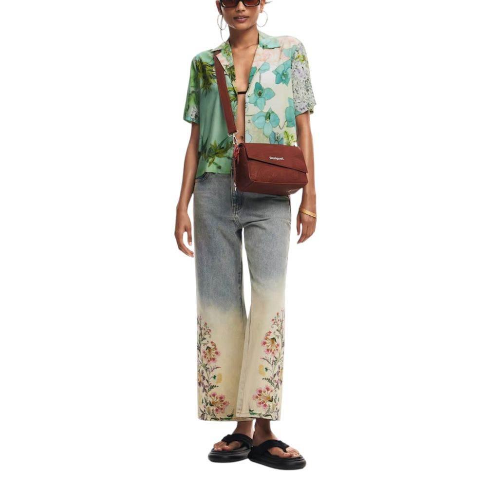 Desigual Brown Polyethylene Handbag - Hilstor