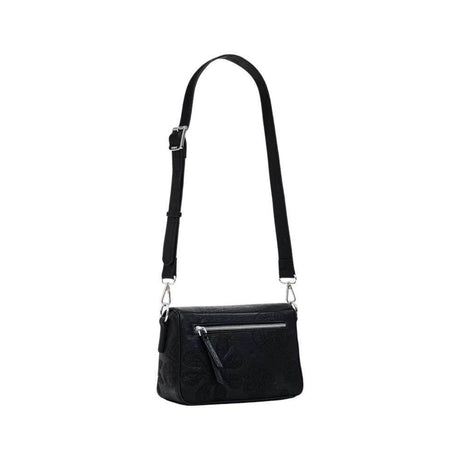 Desigual Black Polyethylene Handbag - Hilstor