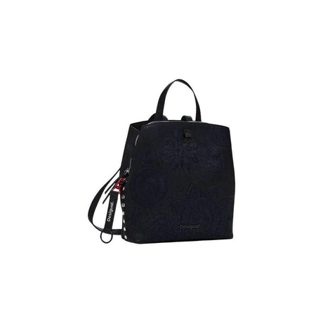Desigual Black Polyethylene Backpack - Hilstor