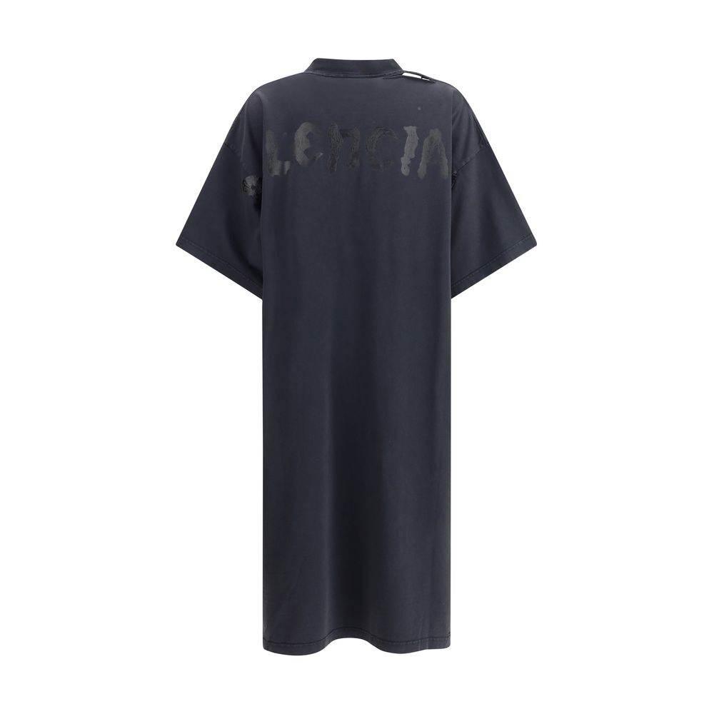 Balenciaga Long T-shirt Dress - Hilstor