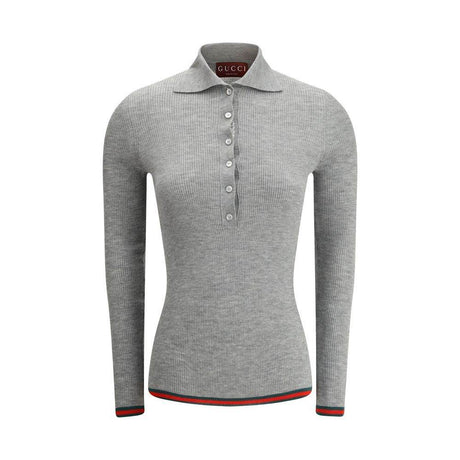 Gucci Cashmere Polo Shirt - Hilstor