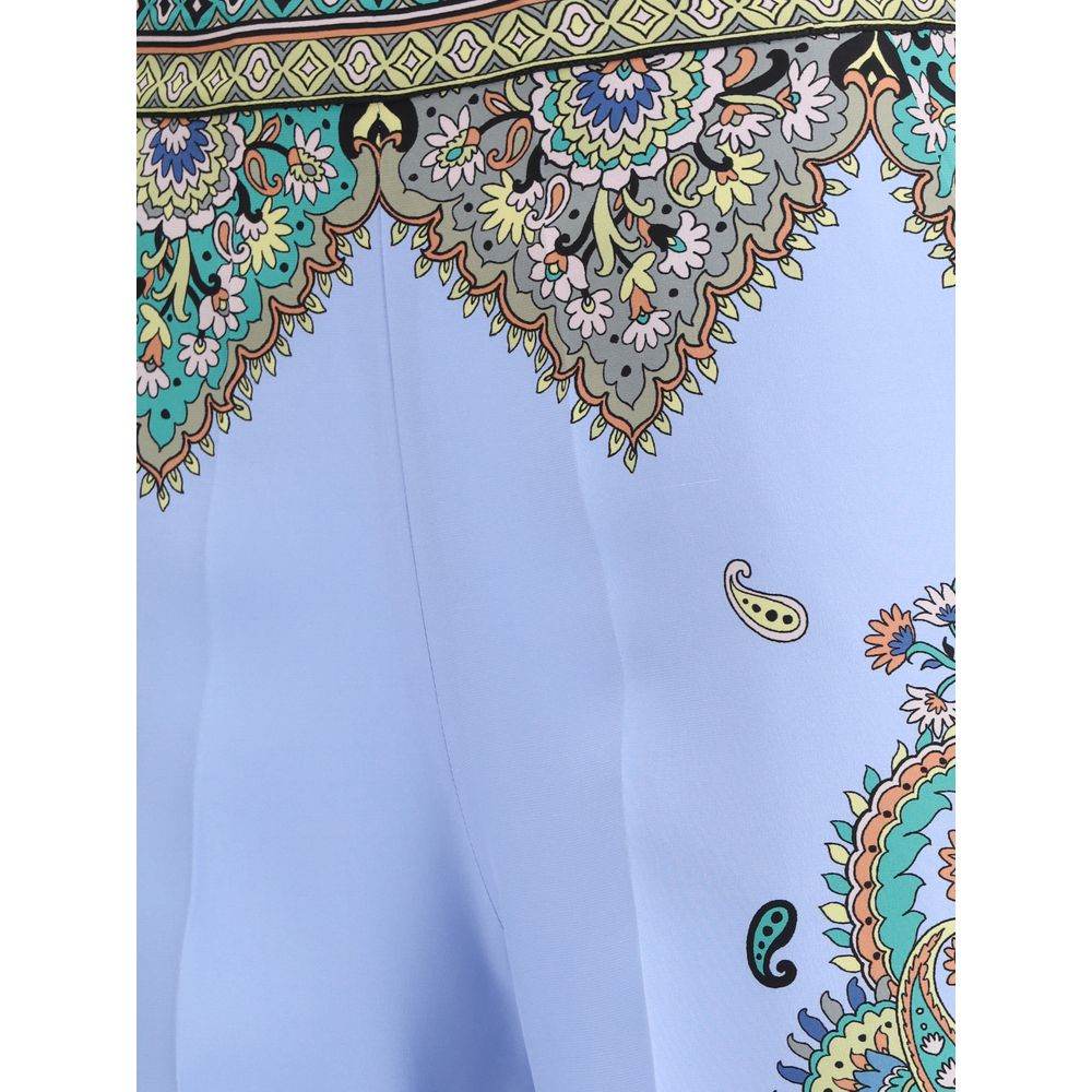 Etro Floral Print Pants - Hilstor