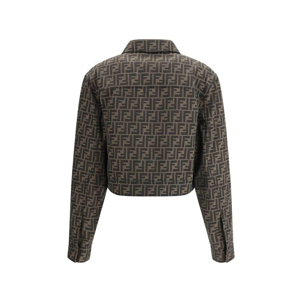Fendi FF logo cropped Jacket - Hilstor